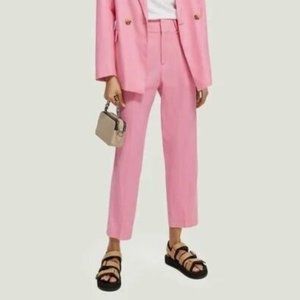 Tailored High-Rise Pink Trousers - XS - Scotch & Soda